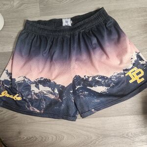 Inaka Power IP Blue Shorts Size XXL Mesh Drizzle Elastic Waist Breathable Fans